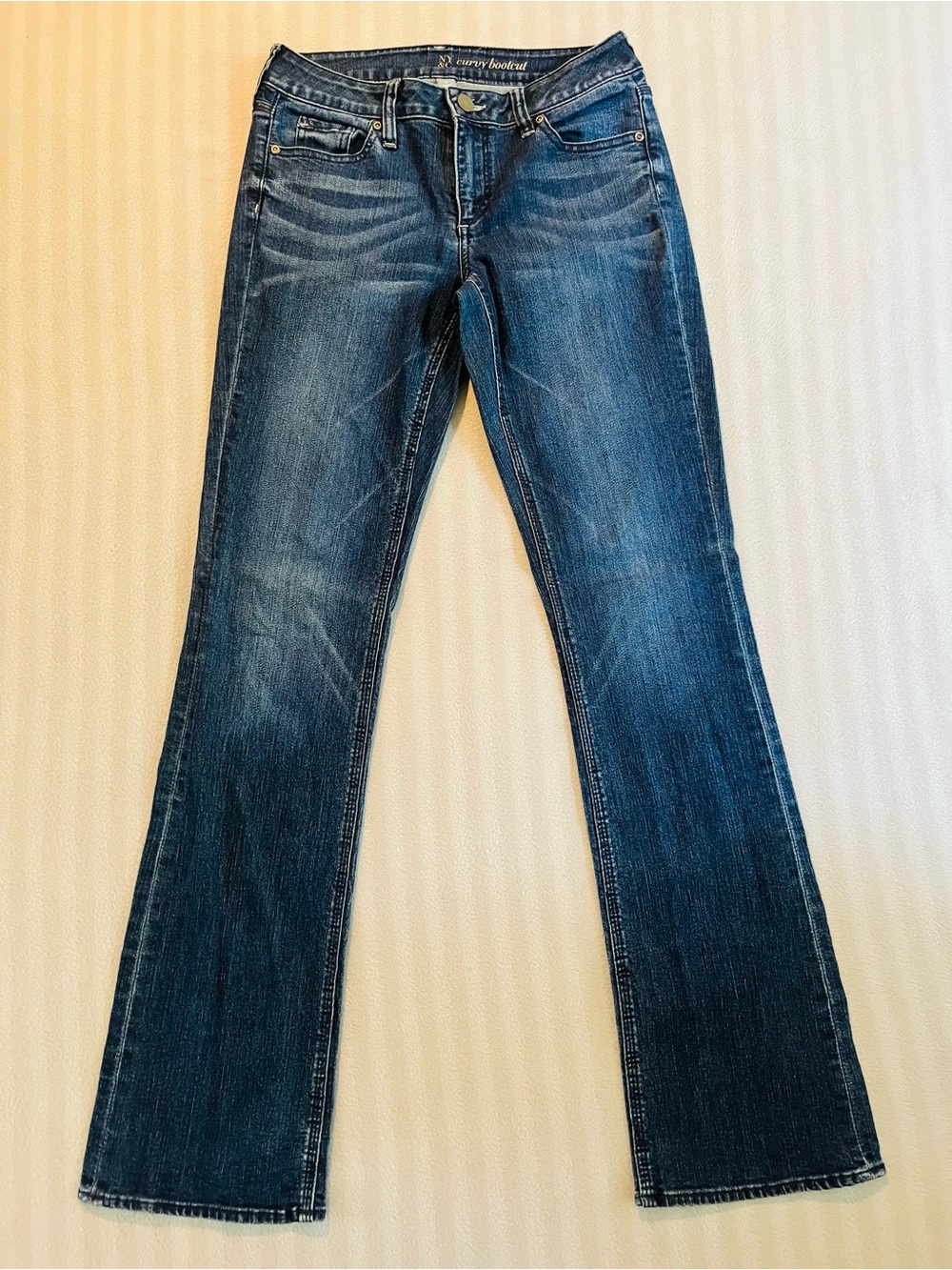 New York & Company Dark Blue Bootcut Jeans